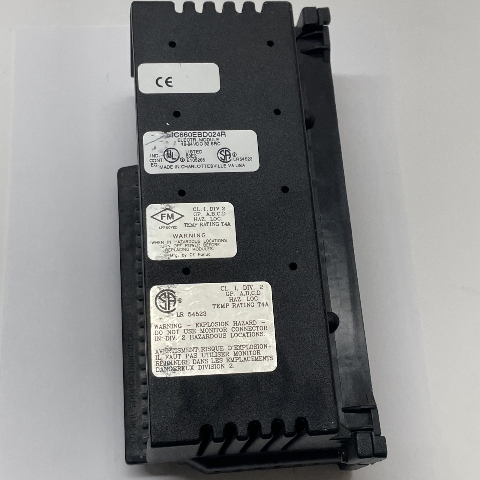 GE Fanuc IC660BBD024 I/O Block Assembly 32-Circuit 12-24VDC