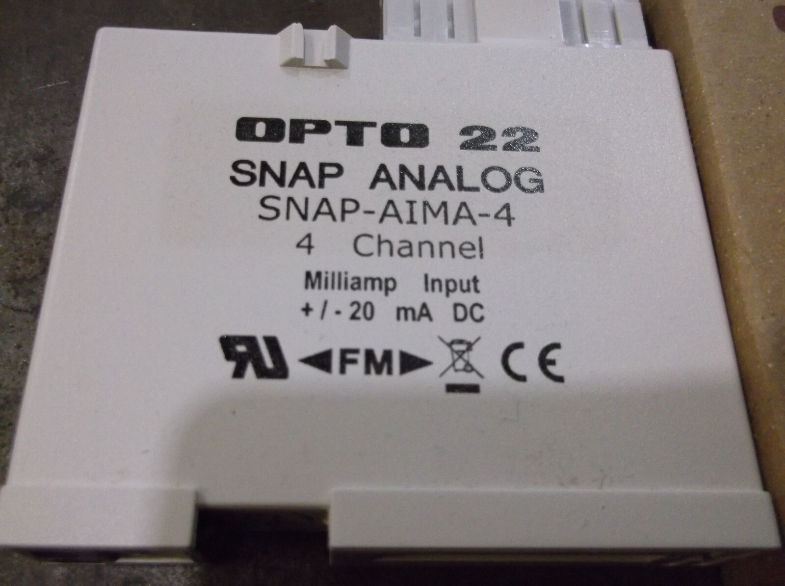 NIB OPTO 22 SNAP-AIMA-4 ANALOG MODULE 4-CHANNEL (WL53-1)