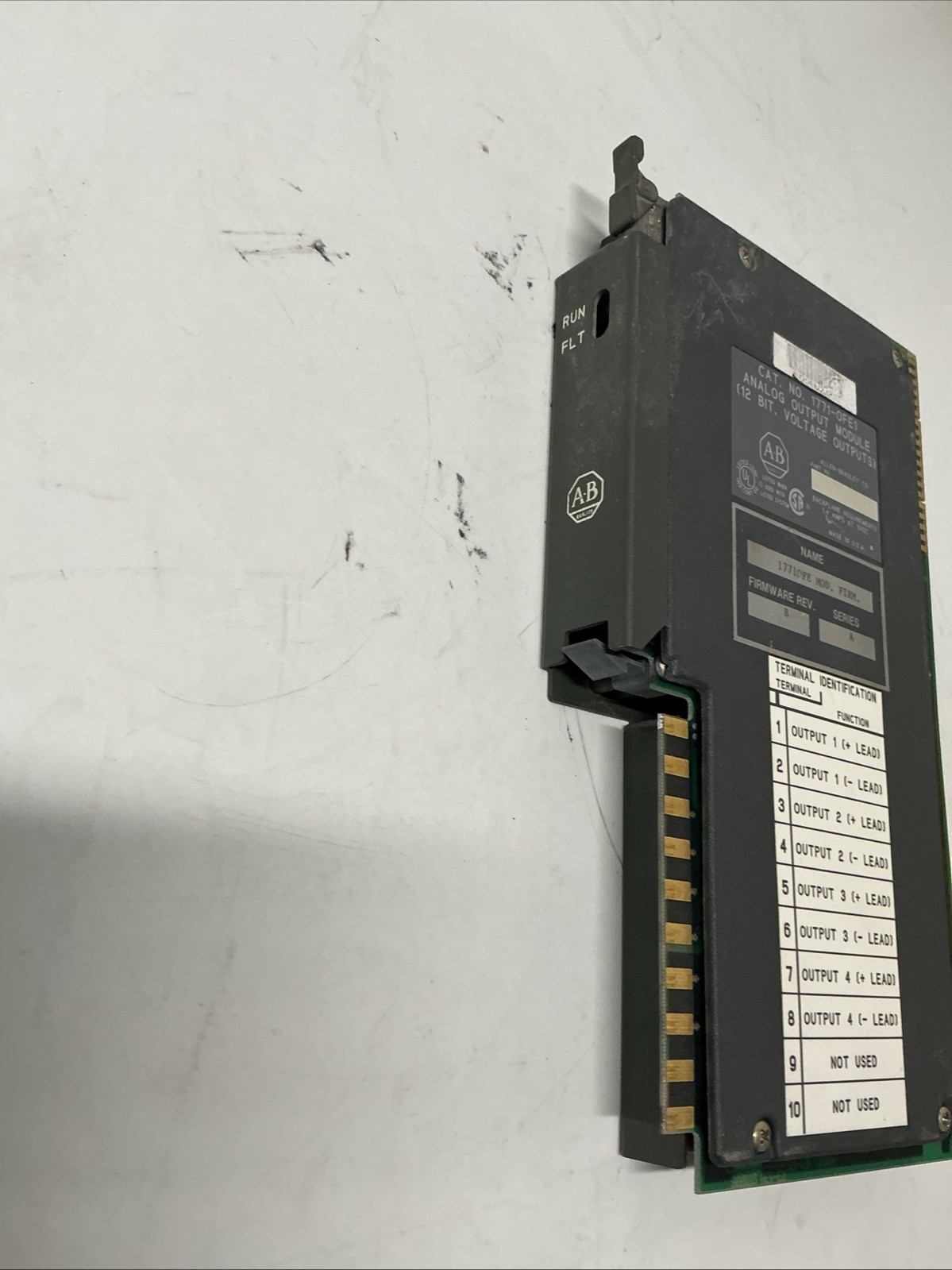 Allen Bradley 1771-OFE1 Analog Output Module Series A. Z-713