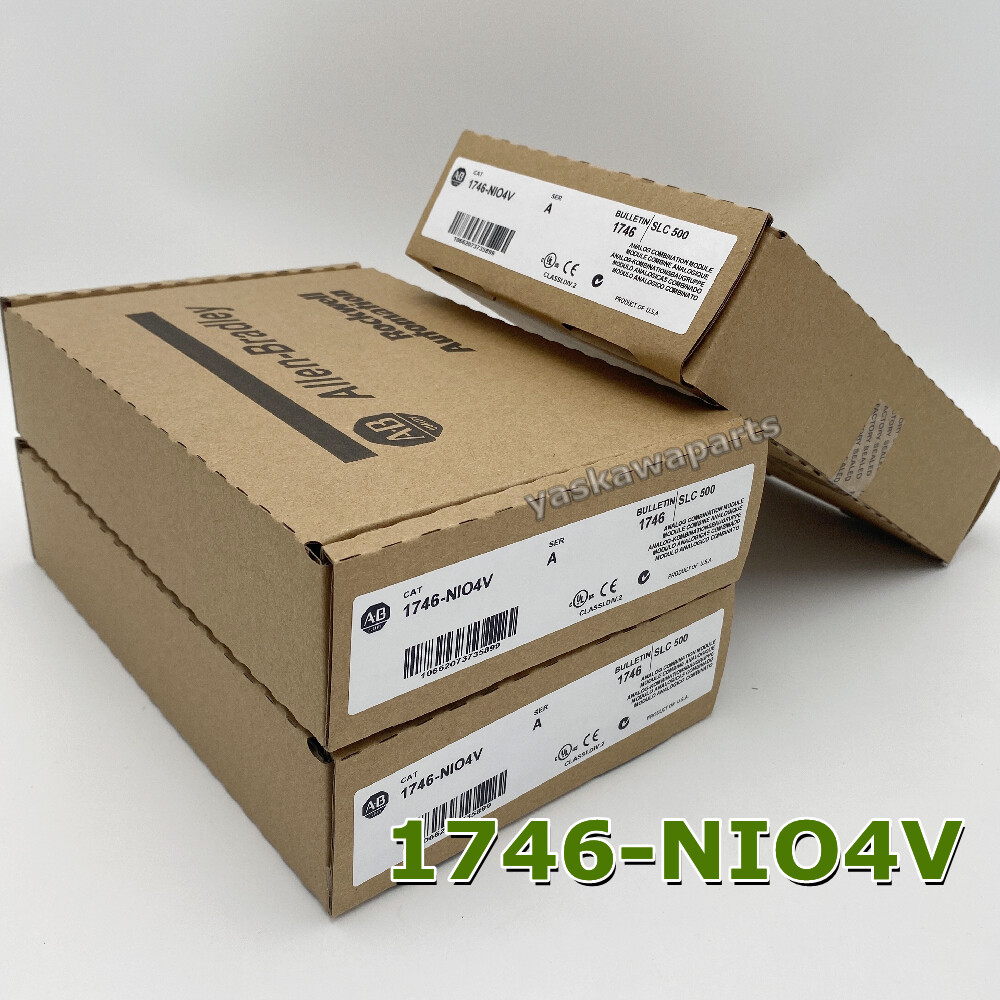 AB 1746-NIO4V Series A SLC 500 Analog Module 1746NIO4V 2023 New Factory Sealed