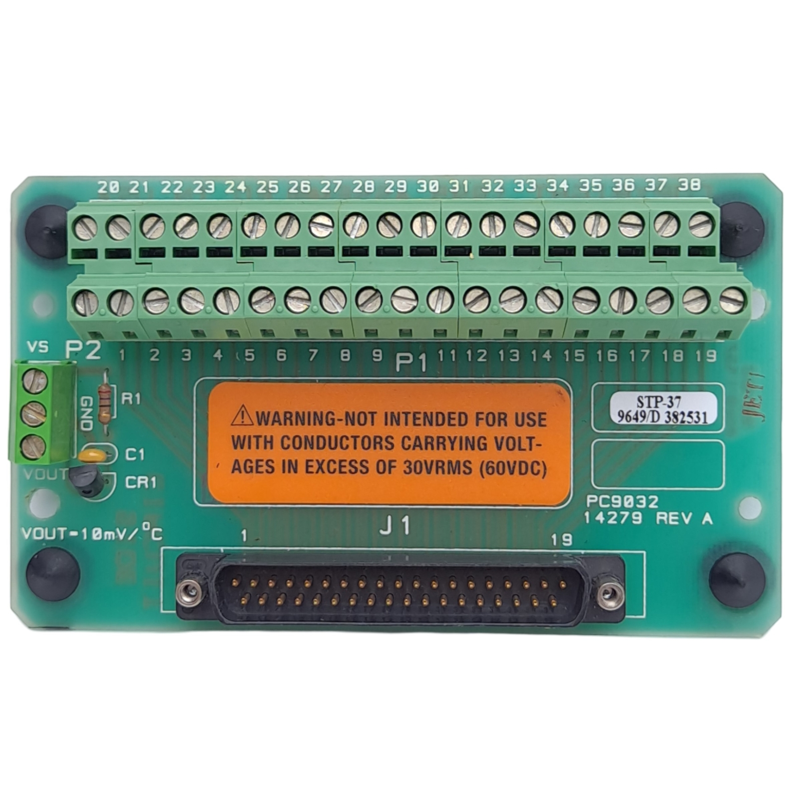 Keithley Instruments STP-37 Breakout Module, DB37 Male to 38 Screw Terminals