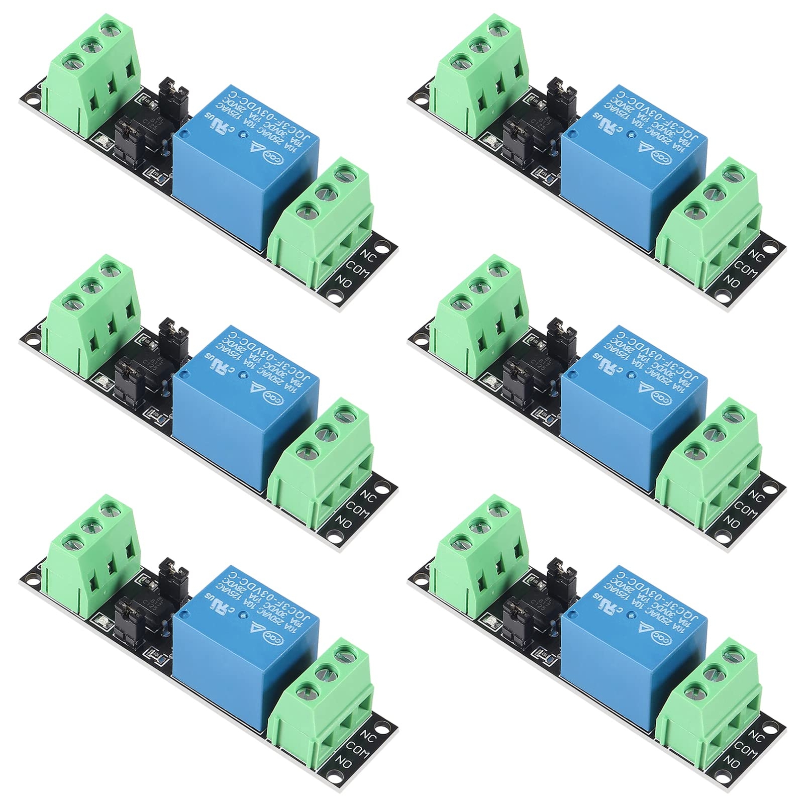 6PCS 1 Channel DC 3V Relay High Level Driver Module Optocoupler Relay Module …