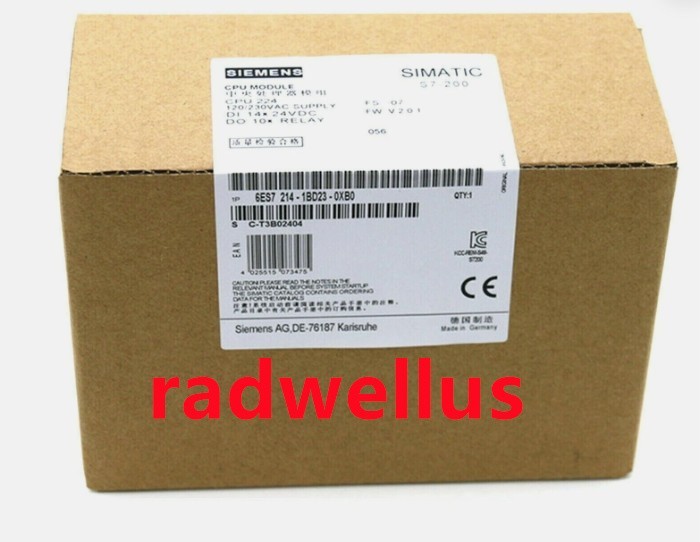 NEW IN BOX SIEMENS 6ES7 214-1BD23-0XB0 6ES7214-1BD23-0XB0