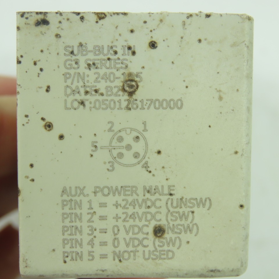 ASCO Numatics 240-185 G3 Series Sub-Bus In Aux Power Input Module