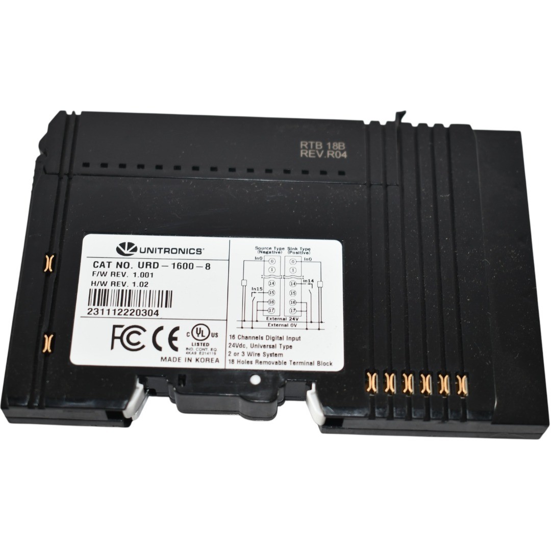 NEW Unitronics URD-1600-8 UniStream Remote I/O 16 Digital Input Module