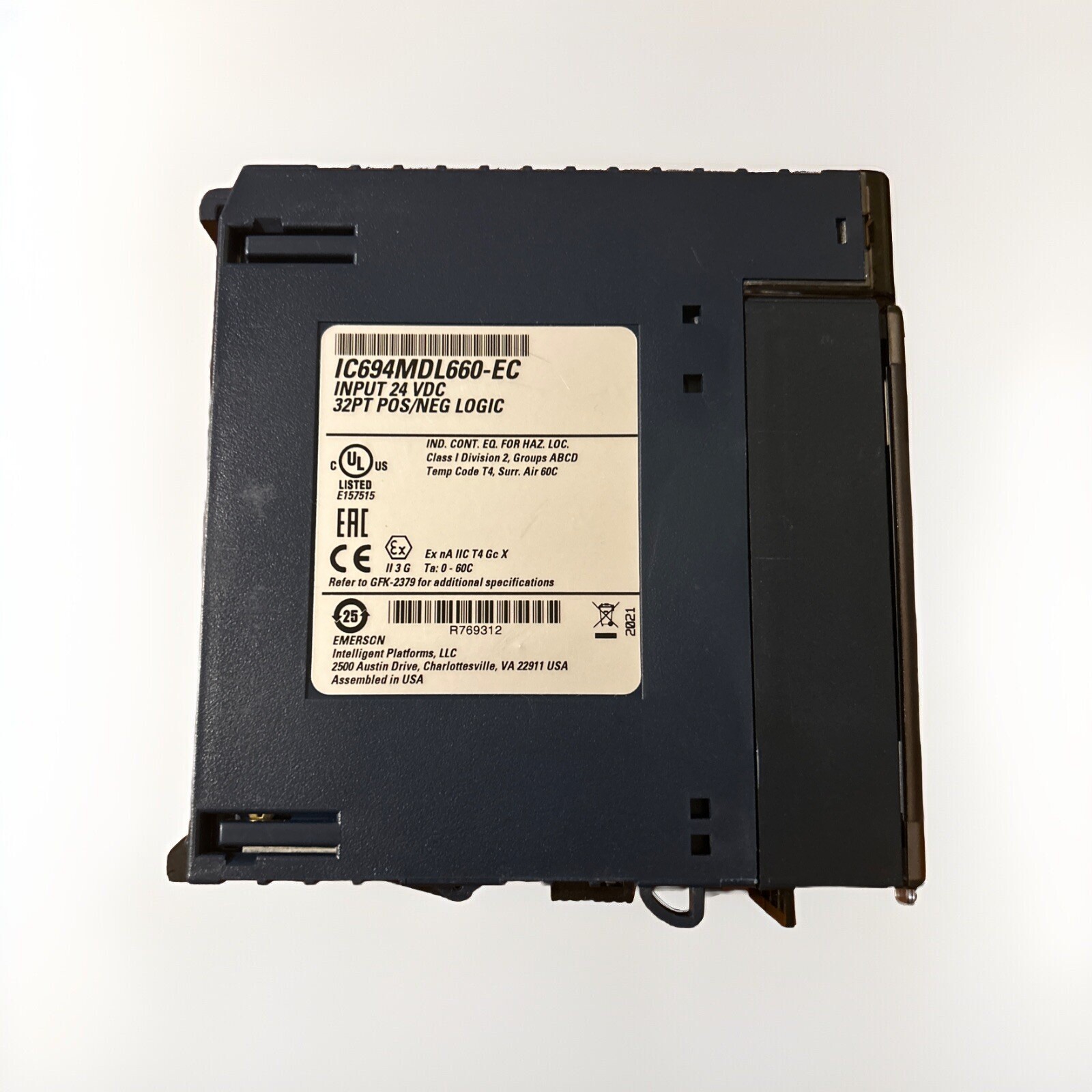 Emerson IC694MDL660-EC Digital Logic Input 24VDC 32PT IC694MDL660. P4