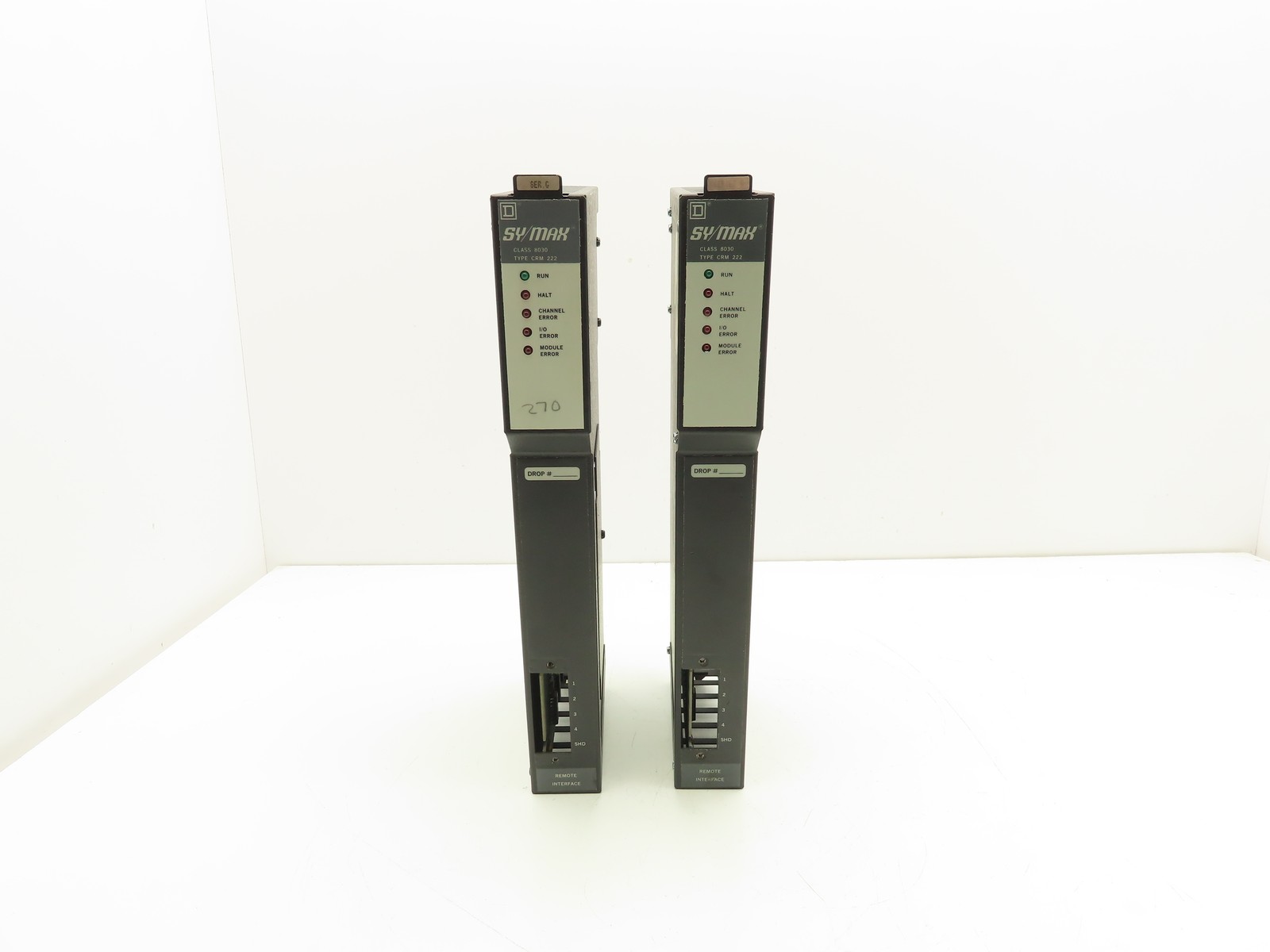 Square D 8030-CRM222 Sy/Max Remote Interface Module Series G 5VDC 1A Lot Of 2