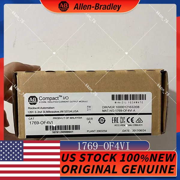 1769-OF4VI AB CompactLogix 4 Pt A/O VoltageModule 1769OF4VI FREE SHIP NEW IN BOX