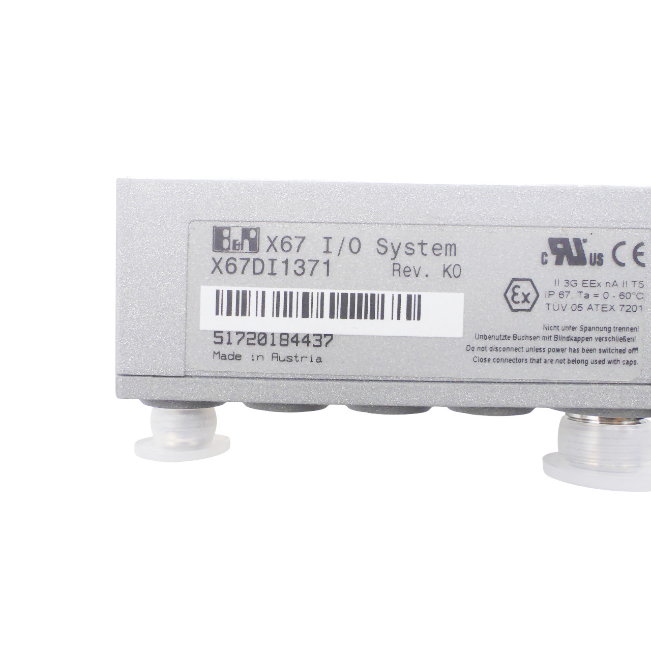 B&R AUTOMATION X67DI1371 X67 DI 1371 Input Module Rev. K0 -New-