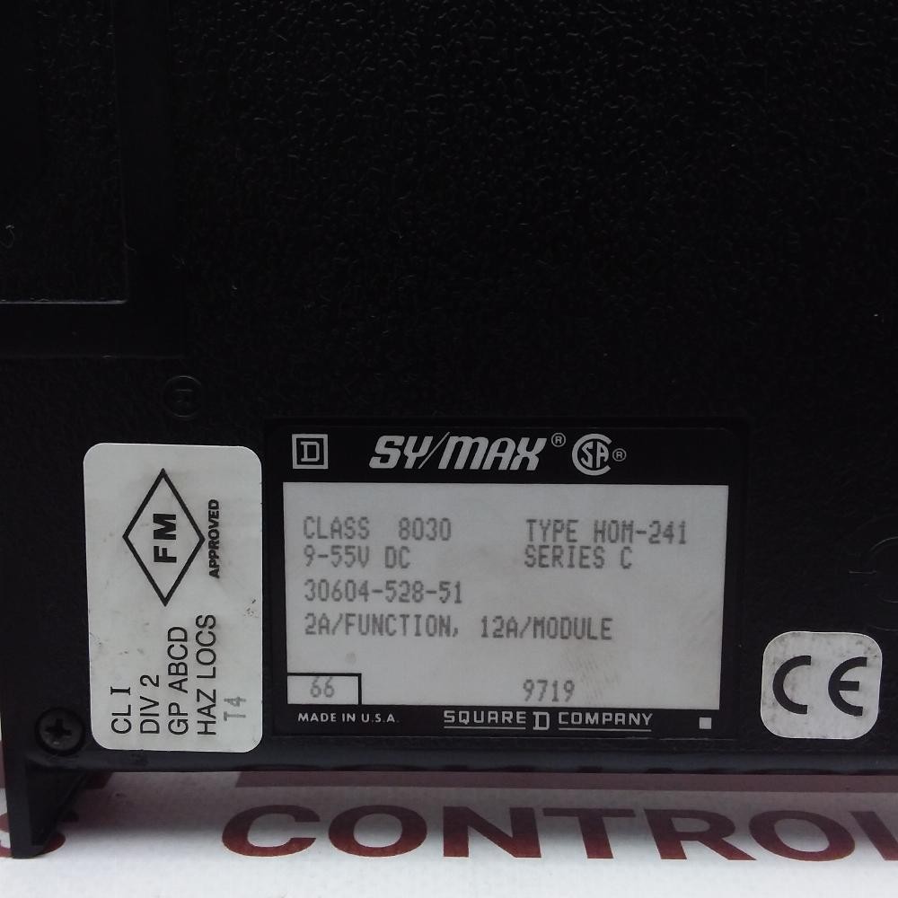 8030 HOM-241 | Symax | Function Output Module, 8 Points, 9-55VDC, Used, Ser C