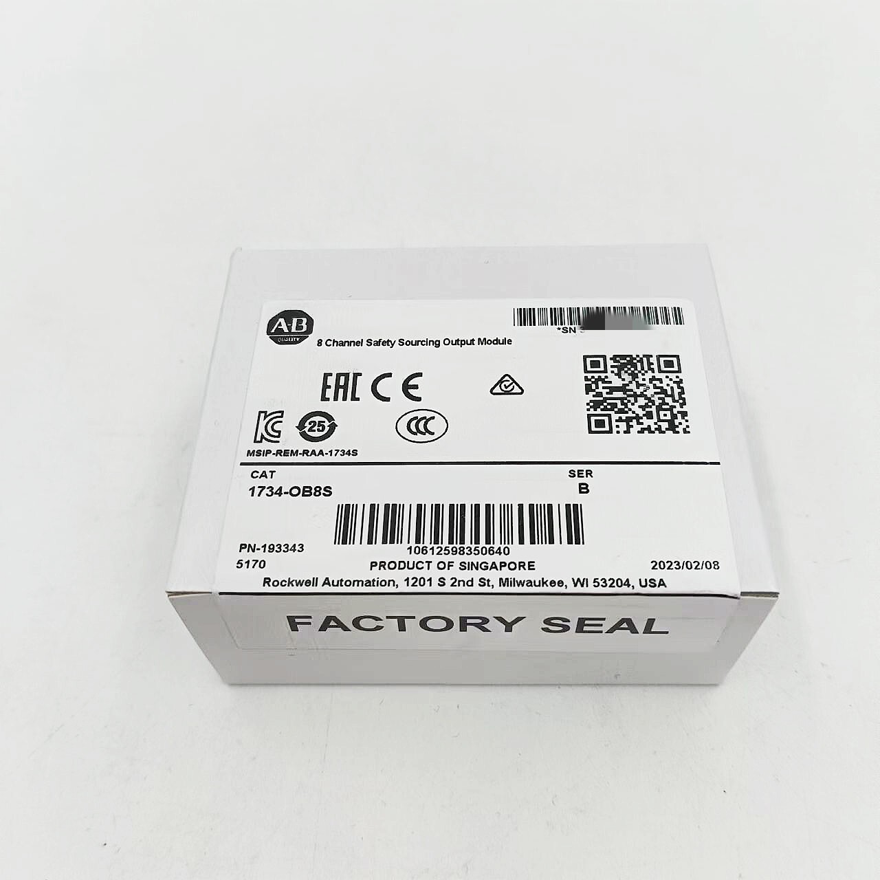 Allen-Bradley 1734-OB8S 8 Channel Safety Sourcing Output Module 1734OB8S New
