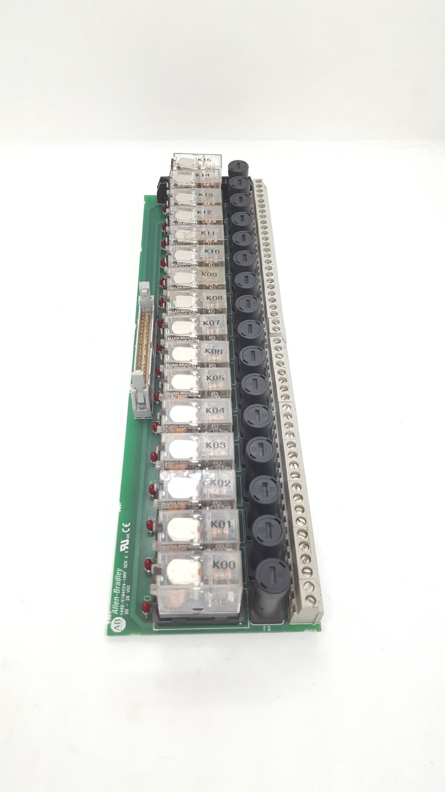 ALLEN BRADLEY 1492-XMI4024-16RF SER A RELAY INTERFACE MODULE 20-26 VDC