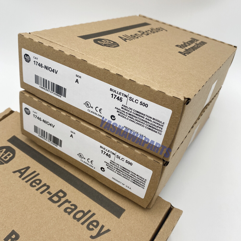AB 1746-NIO4V Series A SLC 500 Analog Module 1746NIO4V 2023 New Factory Sealed