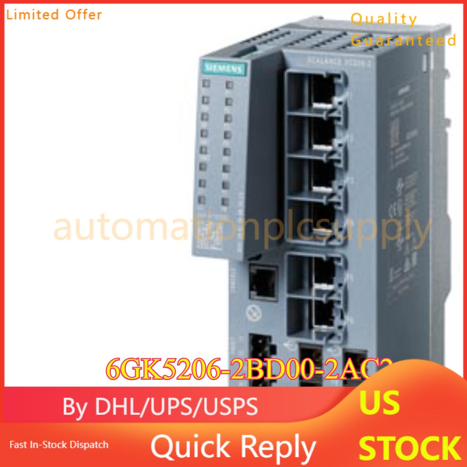 NEW SIEMENS 6GK5206-2BD00-2AC2 U3 NEW IN BOX 6GK5 206-2BD00-2AC2