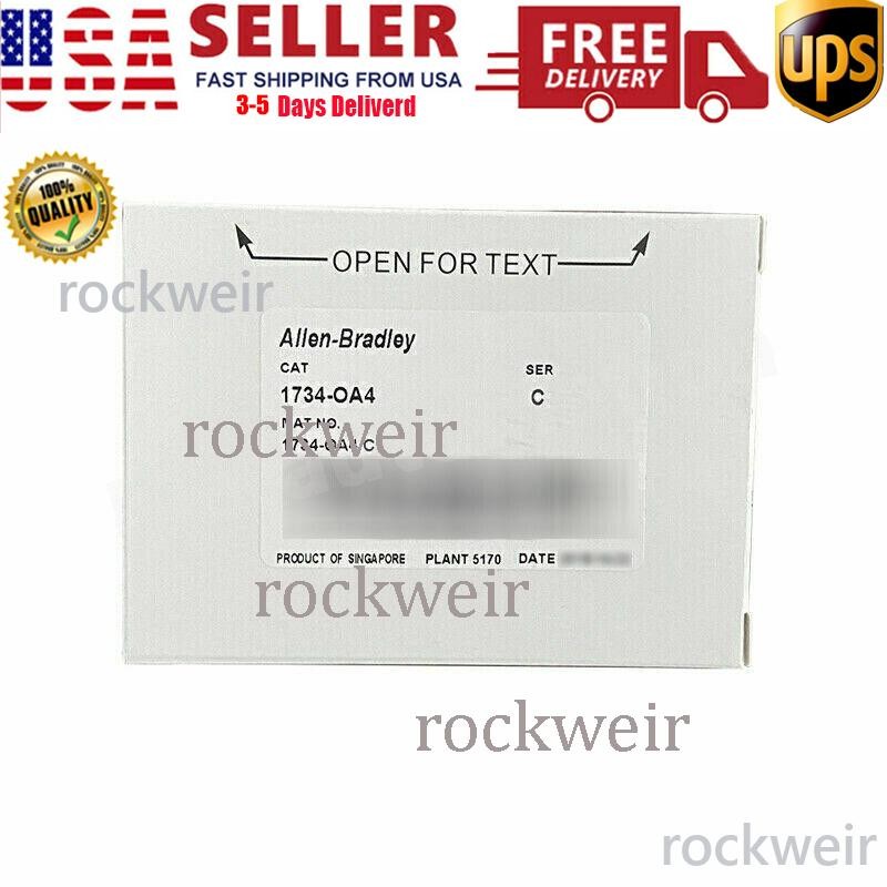 New Sealed AB 1734-OA4 I/O 4 Point Digital Output Module AB 1734OA4 US Free Tax