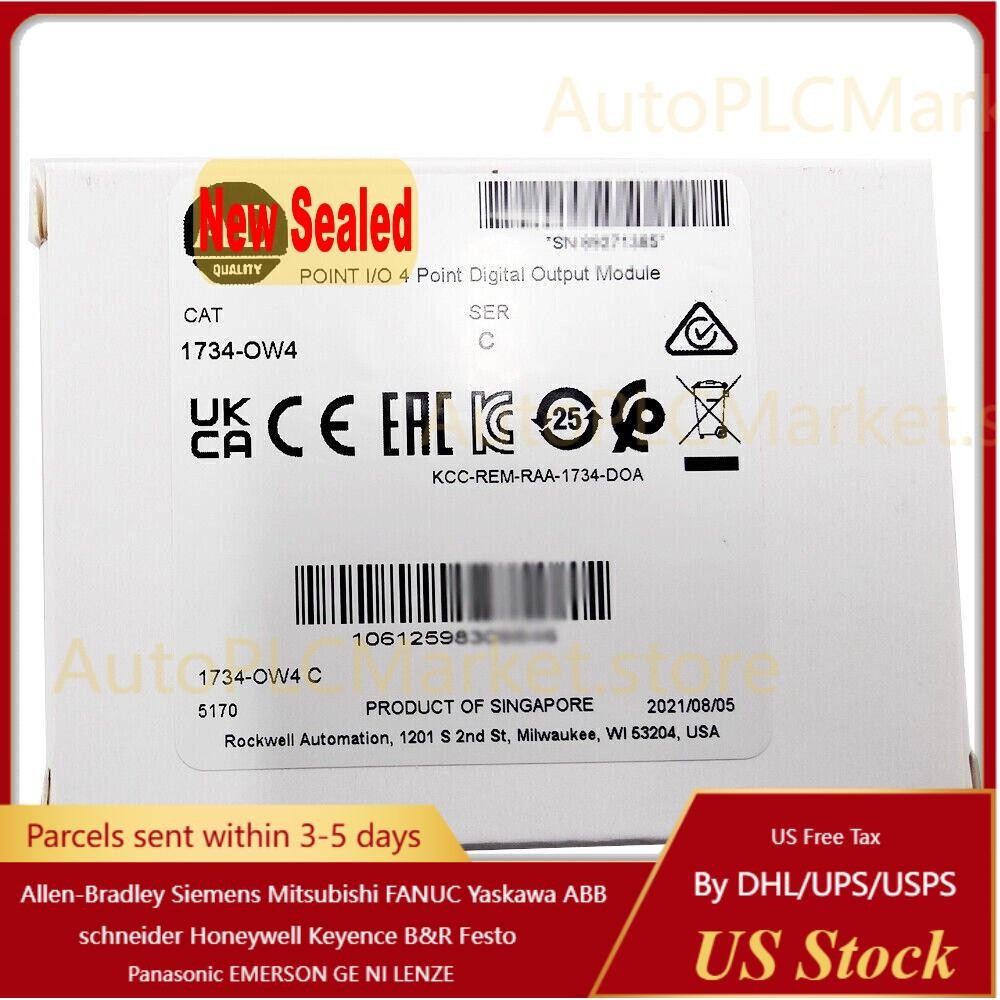 New 1734-OW4 POINT I/O 4 Point Digital Output Module 1734OW4 US Free Tax