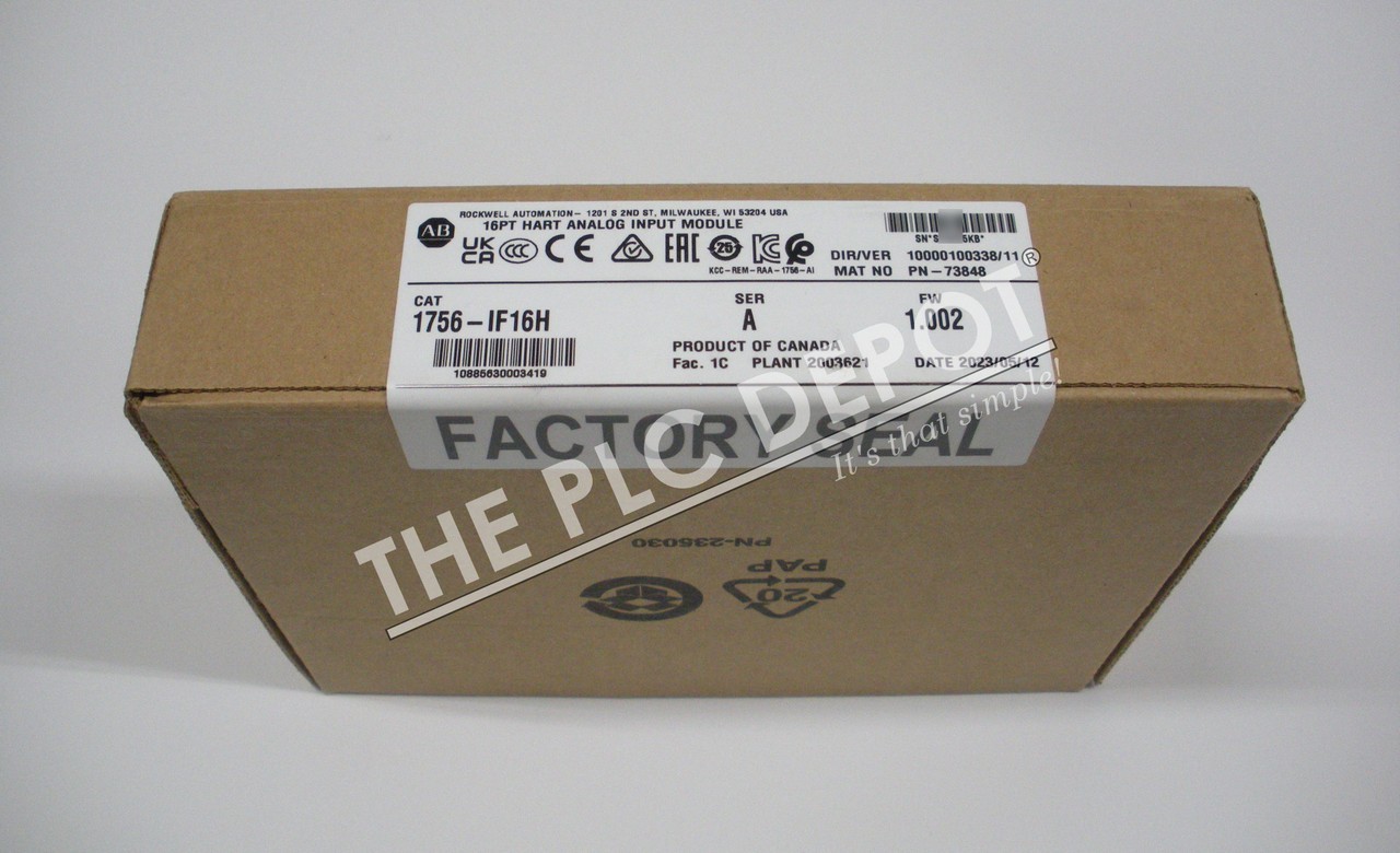 SEALED AUTHENTIC 2023-2024 Allen Bradley 1756-IF16H Analog ControlLogix #QTY