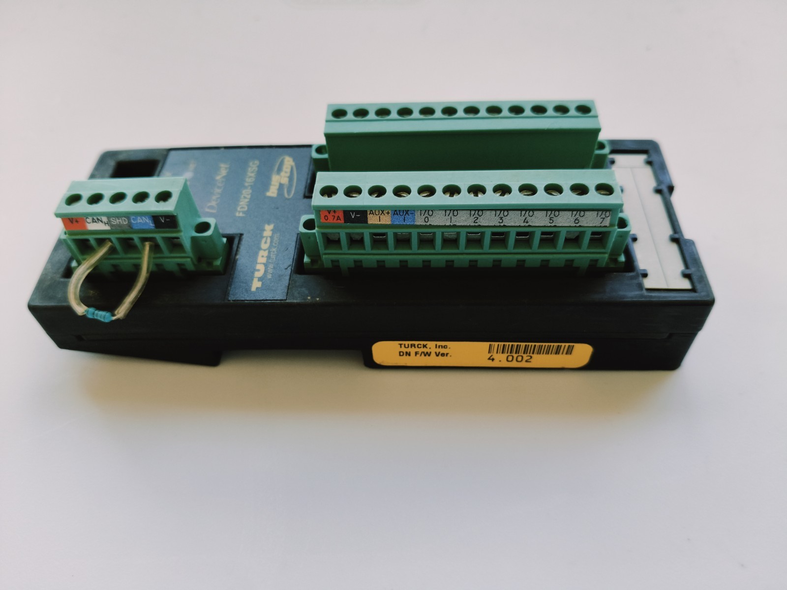 Turck FDN20-16XSG DeviceNet Digital PLC Input/Output Module FDN20-16XSG