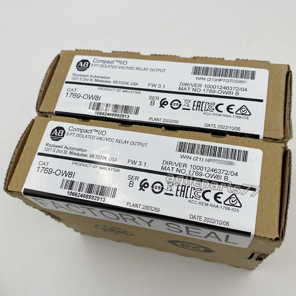 AB 1769-OW8I Compact I/O 8Pt Output Module FW3.1 NEW Factory Sealed 1769OW8I TX