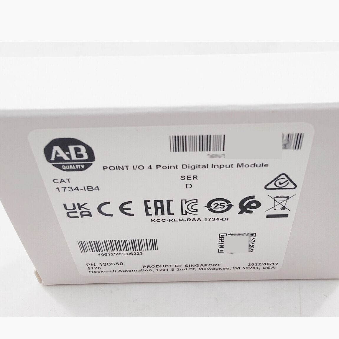 Allen-Bradley 1734-IB4 1734IB4 POINT I/O 24VDC 4-ChSink Input Module US Free Tax