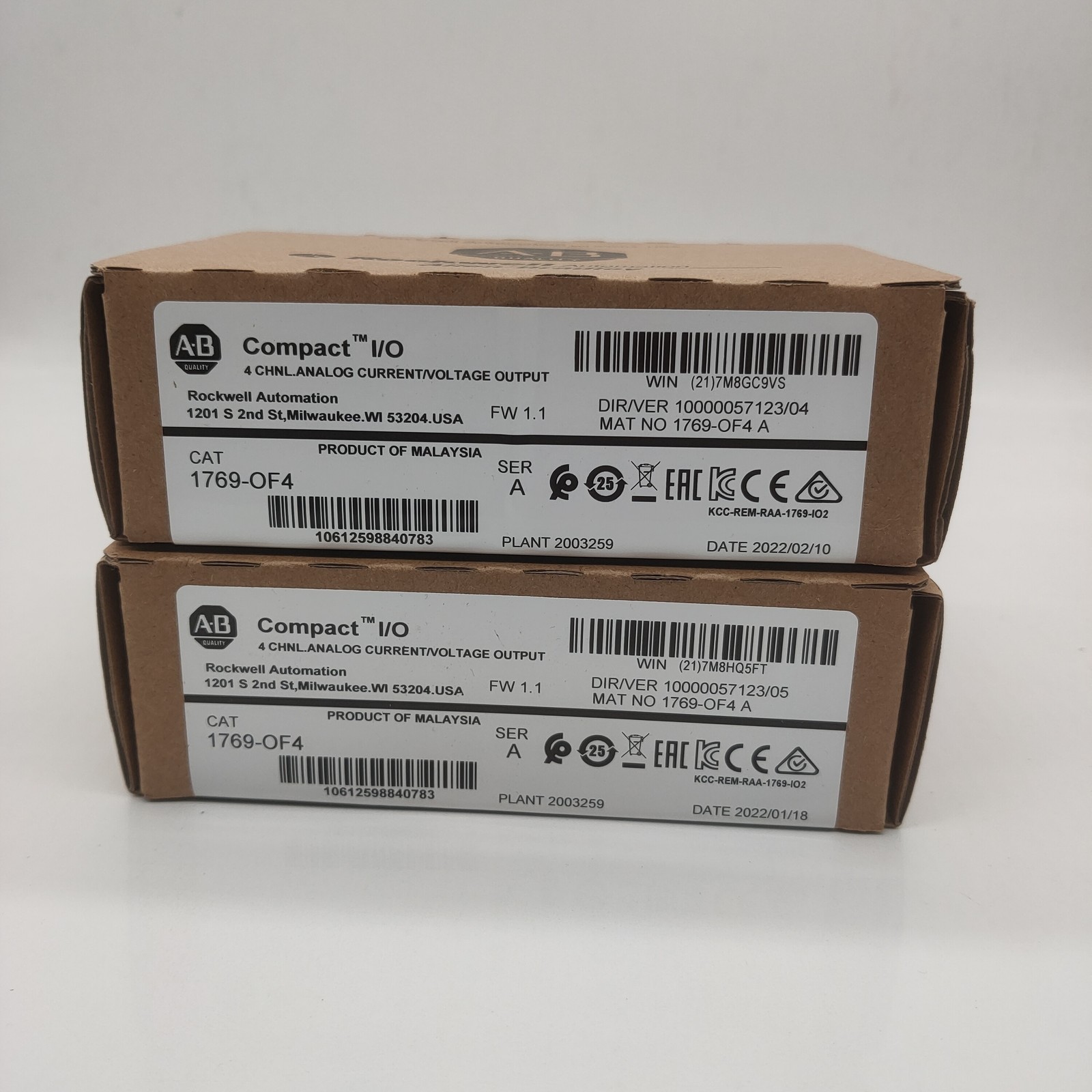 AB 1769-OF4 4Pt CompactLogix Analog Output Module 2023 New Sealed TX