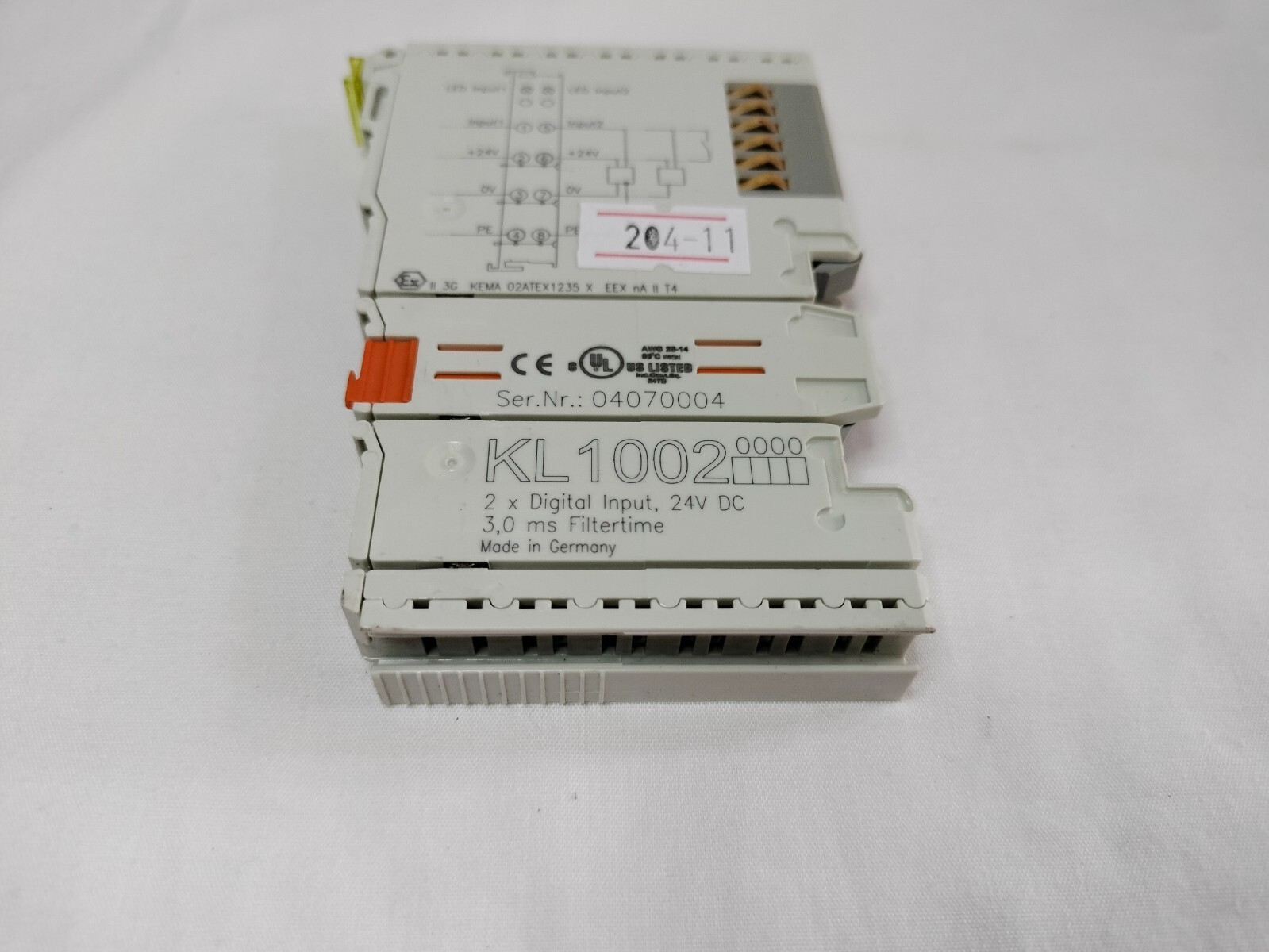 RS KL1002 2x Digital Input Terminal Programmable Controller Module