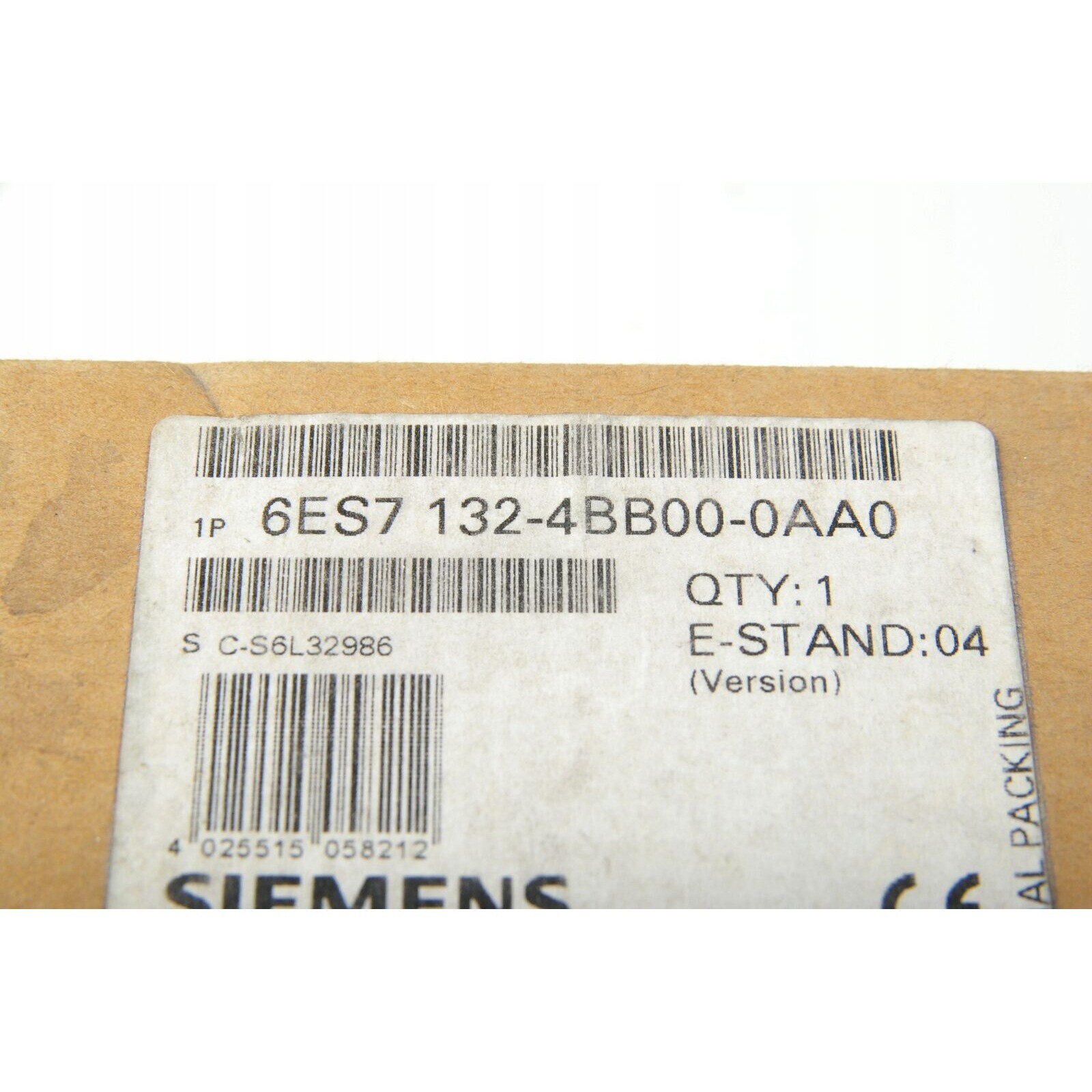 New Siemens 6ES7 132-4BB00-0AA0 6ES7132-4BB00-0AA0 SIMATIC DP 5 ELECTRON MODULES