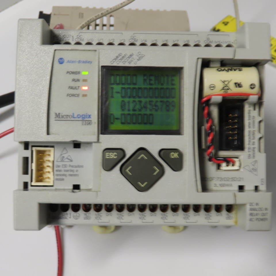 Allen-Bradley 1763-L16BWA Ser B Rev C MicroLogix 1100 PLC Controller FRN 9.0