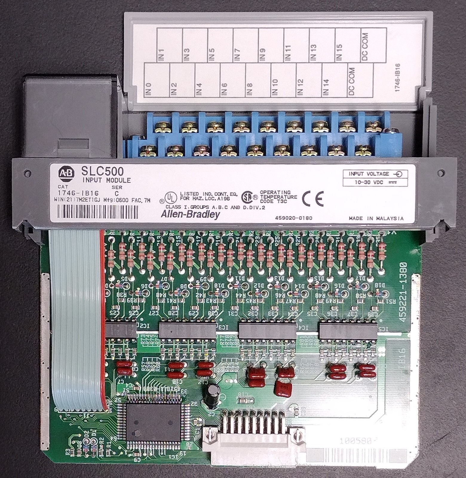 Allen-Bradley 1746-IB16 SER. C PLC Input Module