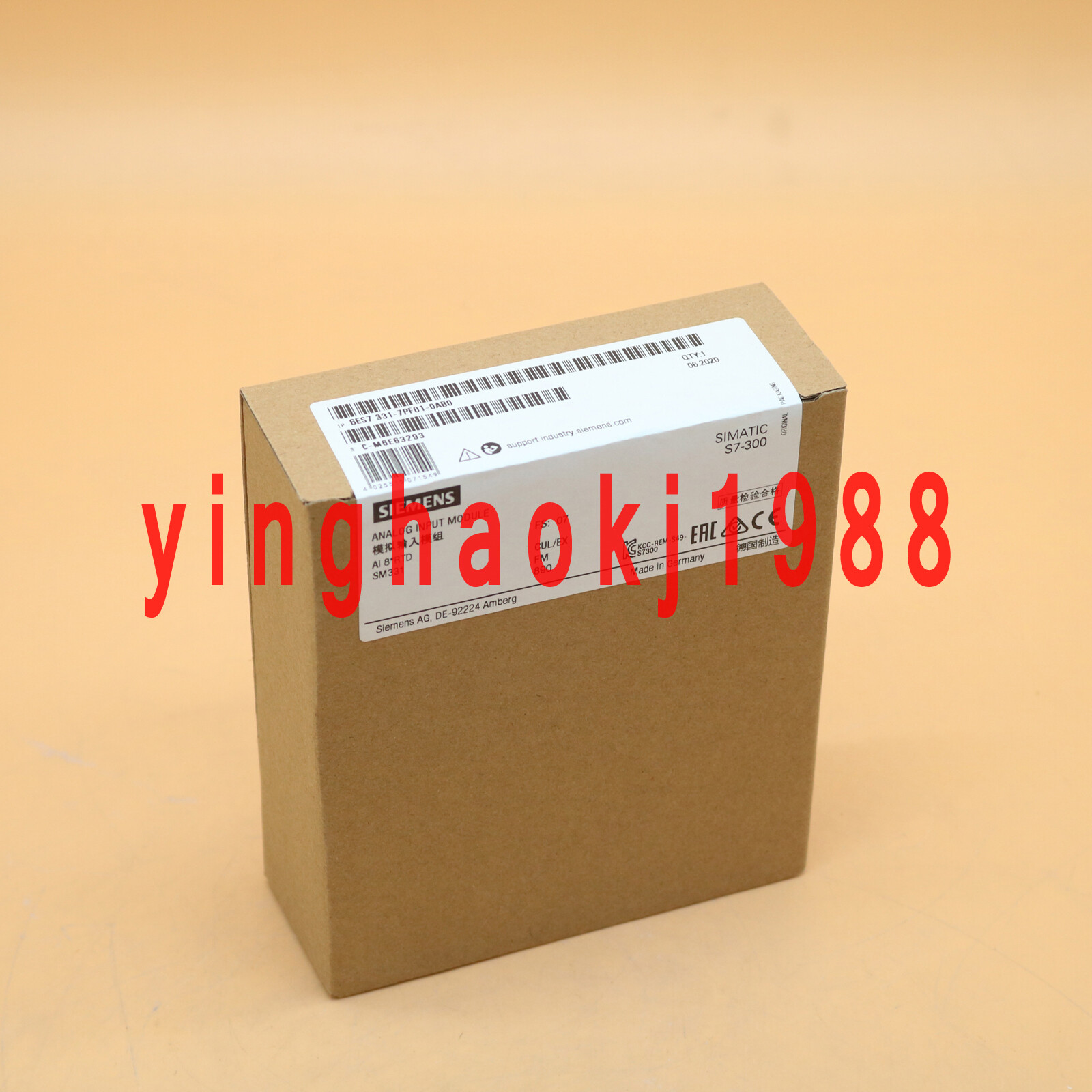 New IN BOX Siemens Analog input module 6ES7 331-7PF01-0AB0 1 year warranty