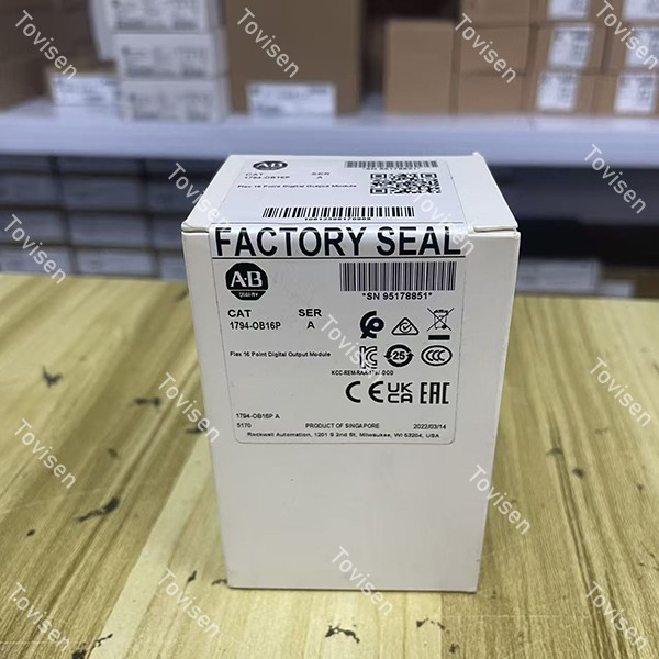 Original 1794-OB16P Rockwell PLC 16 Channel Output Expansion Unit
