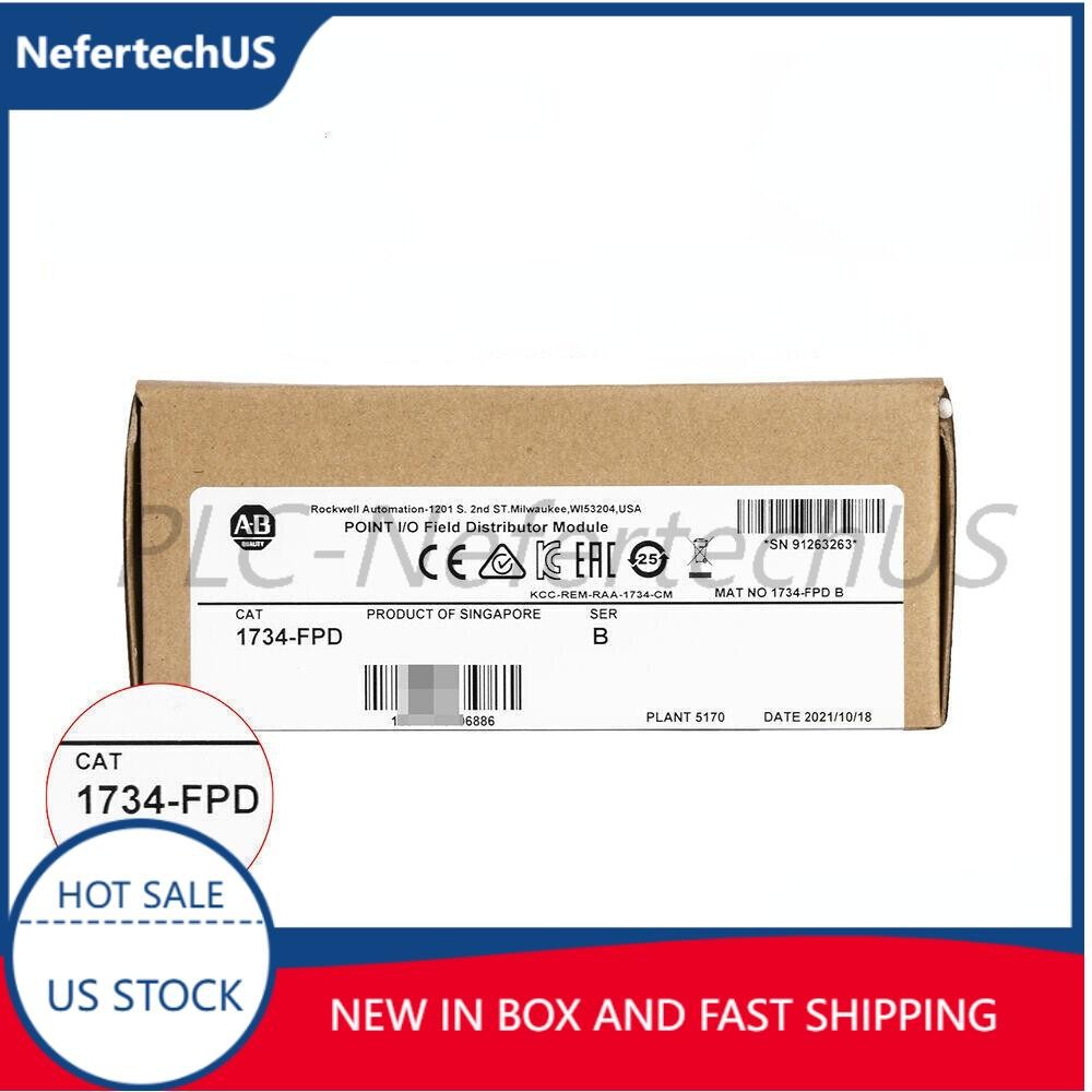 New PLC AB 1734-FPD AB POINT I/O Field Distributor Module US Free Tax