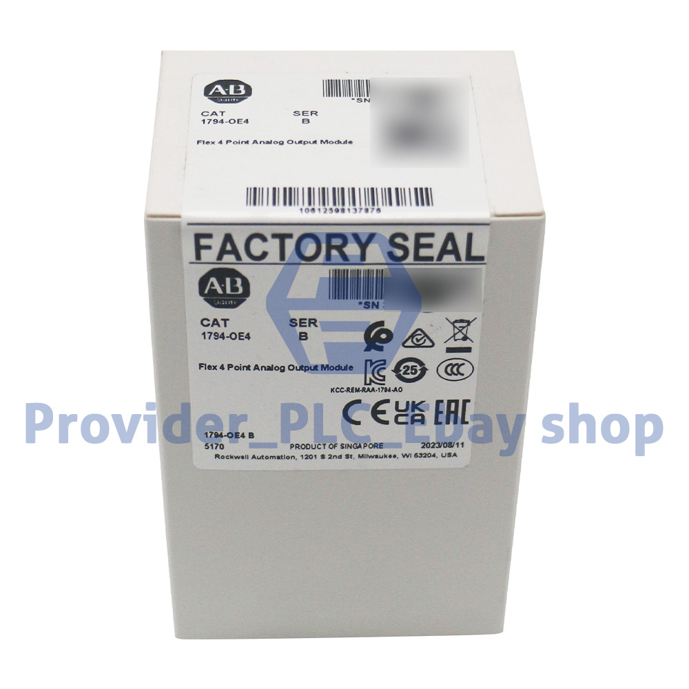 New Allen Bradley AB 1794-OE4 SER B Flex 4 Point Analog Output Module 1794OE4