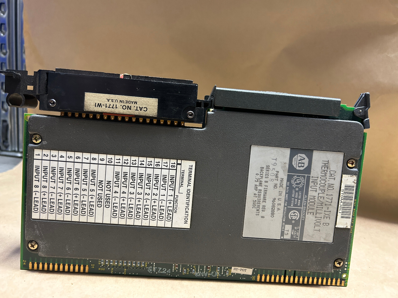 Allen-Bradley 1771-IXE/B Thermocouple/milivolt Input Module