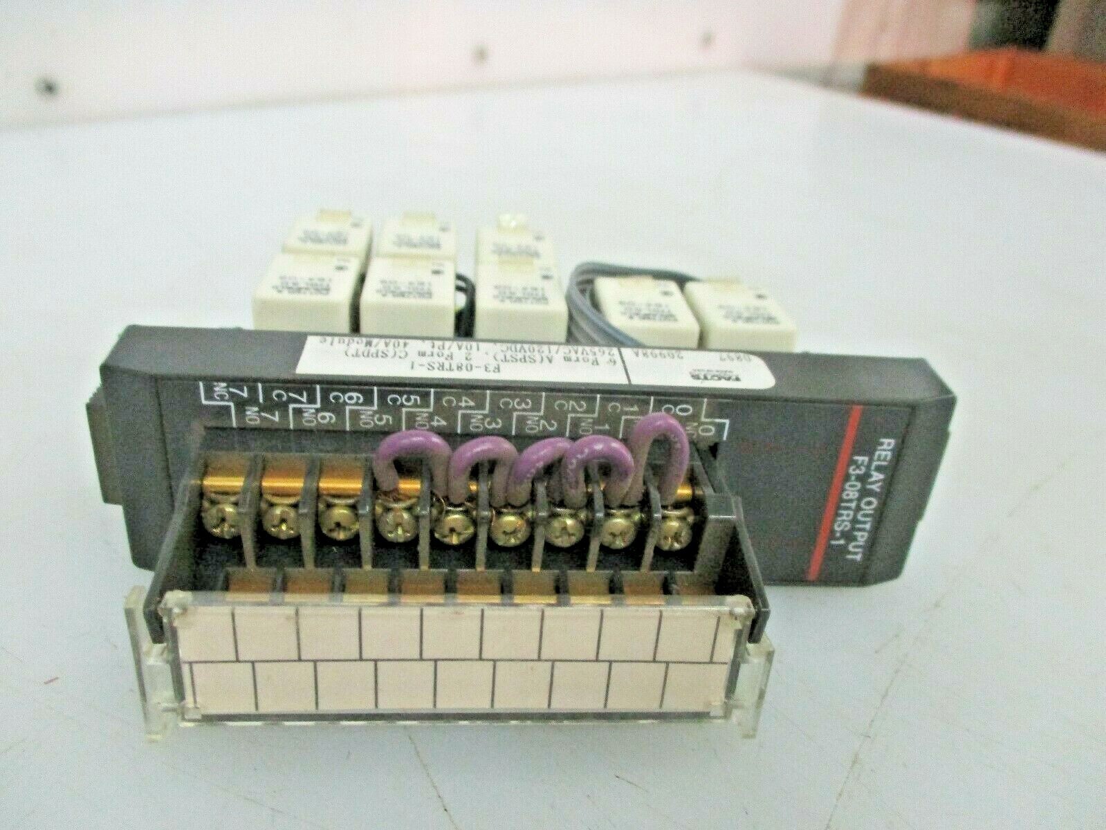 FACTS ENGINEERING RELAY OUTPUT MODULE F3-08TRS-1