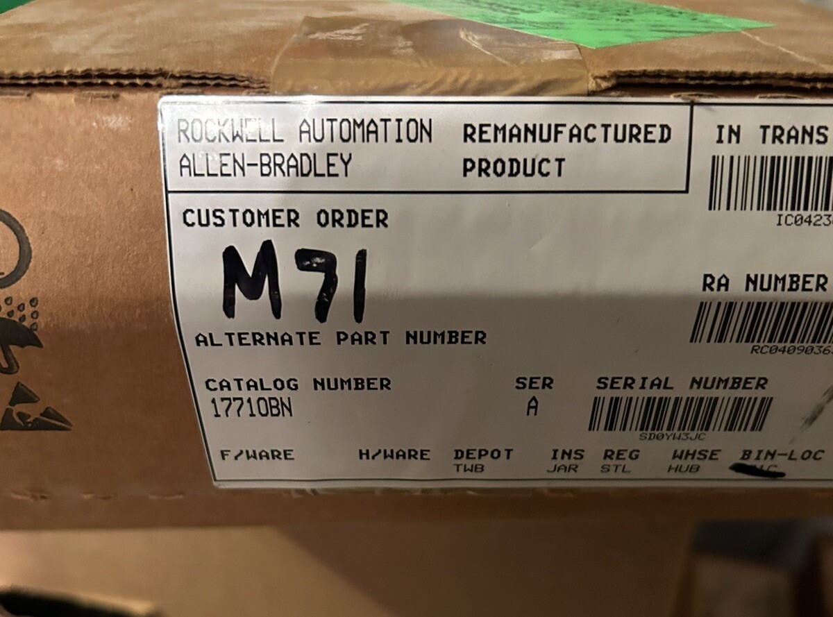 Allen-Bradley 1771-OBN DC Output Module, Rockwell Automation Remanufactured.
