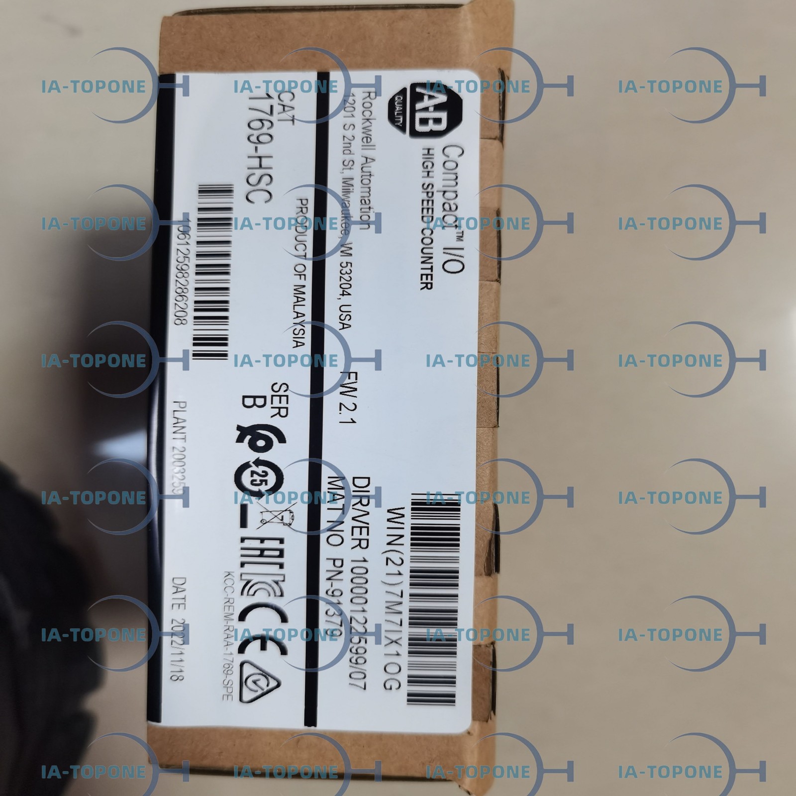 1PCS New Sealed Allen-Bradley 1769-HSC Fast Shipping, 1 Year Warranty!