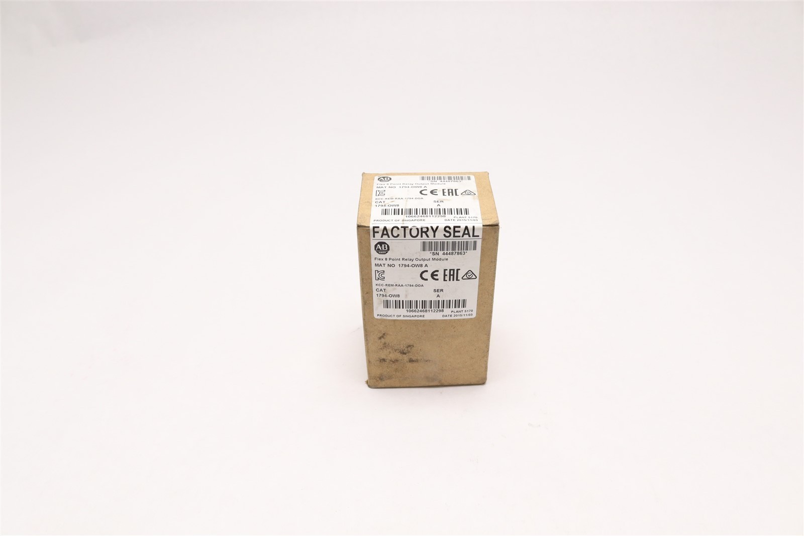 Brand New in Box AB 1794-OW8/A Flex Relay Output Module 1794OW8 serA Free Ship