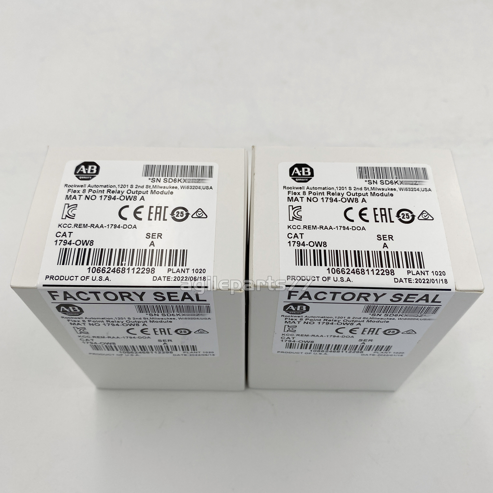 AB 1794-OW8 Ser A Flex 8 Point Relay Output Module 1794OW8 New Factory Sealed US