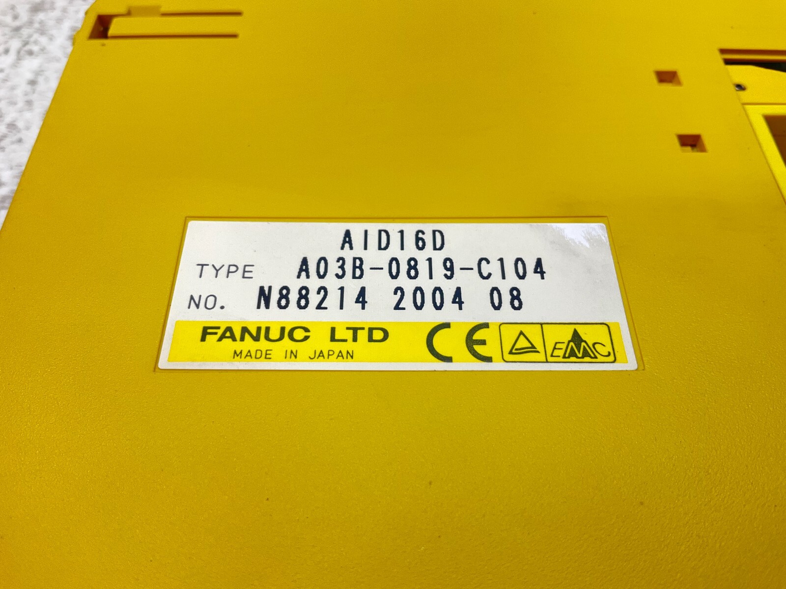 Fanuc A03B-0819-C104 Input Module AID16D A03B0819C104 (TSC)