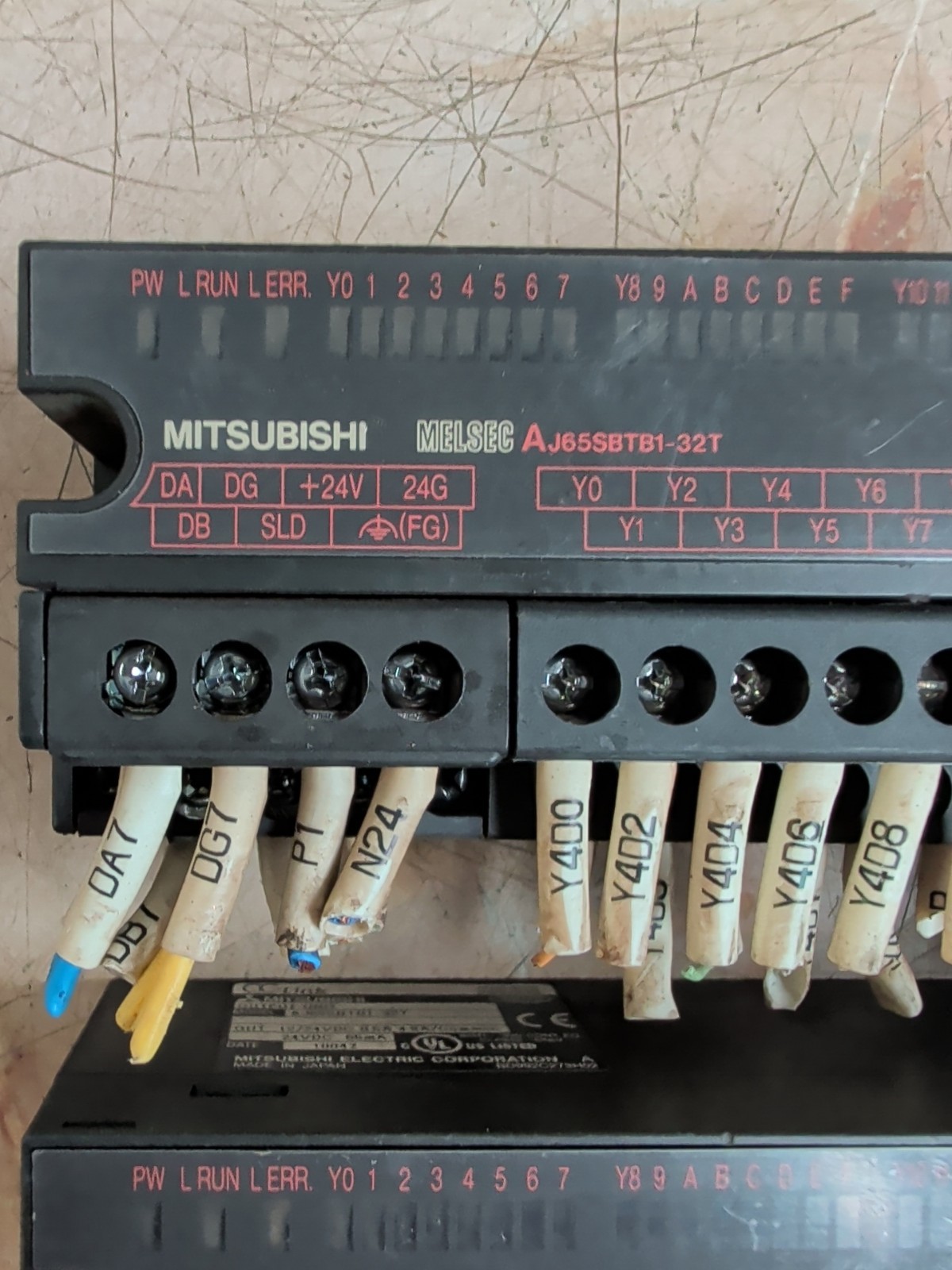 MITSUBISHI MELSEC AJ65SBTB1-32T AJ65SBTB1-32D – LOT OF 4