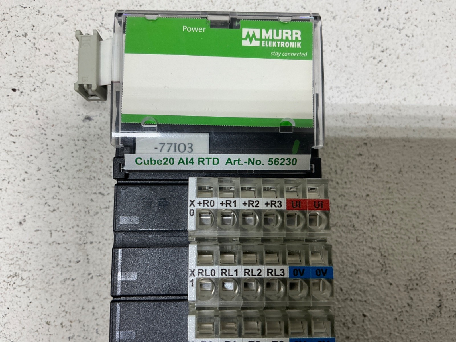 MURR ELEKTRONIK 56230 CUBE20 AI4 RTD ANALOG INPUT MODULE