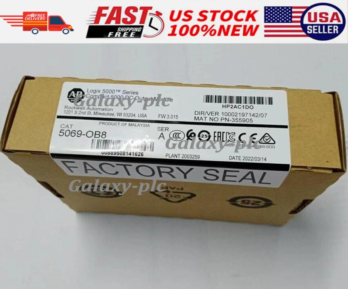 Allen Bradley 5069-OB8 Compact 5000 DC Output Module 5069OB8 Factory Sealed