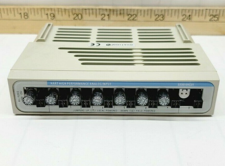 EMERSON OVATION HART HIGH PERFORMANCE ANALOG INPUT MODULE 5X00109G01 REV. 04