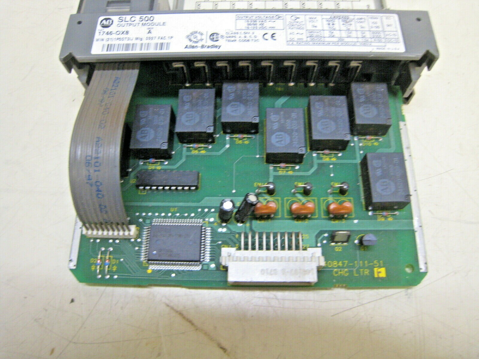 Allen Bradley 1746-OX8 Isolated Relay Ser A Output Module SLC 500 FREE SHIPPING