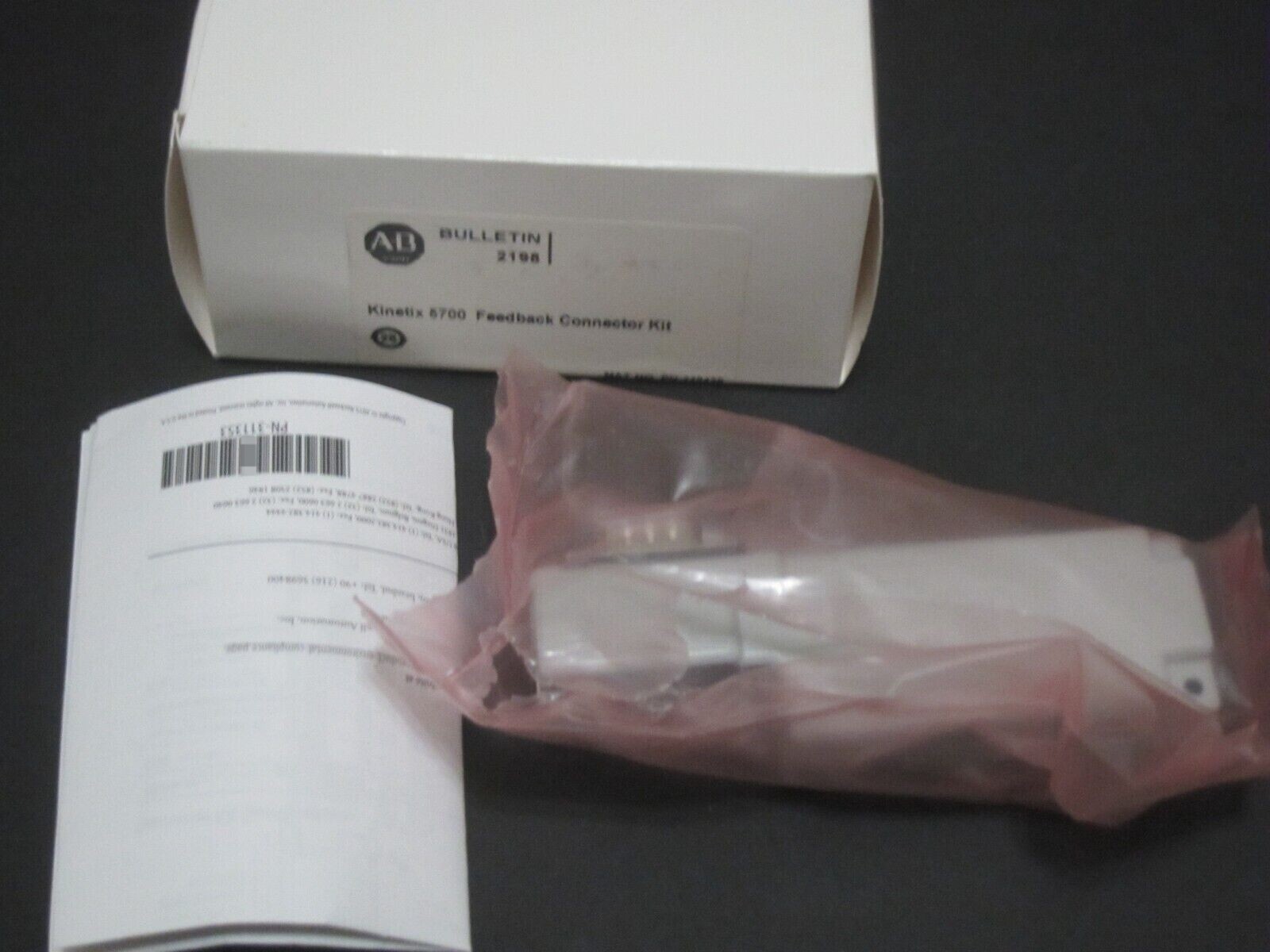 2198-K57CK-D15M AB Kinetix 5700 Feedback Connector Kit New 2198K57CKD15M GQ
