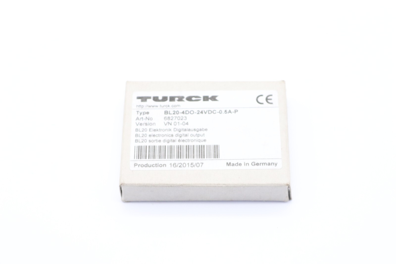 Turck BL20-4DO-24VDC-0.5AP