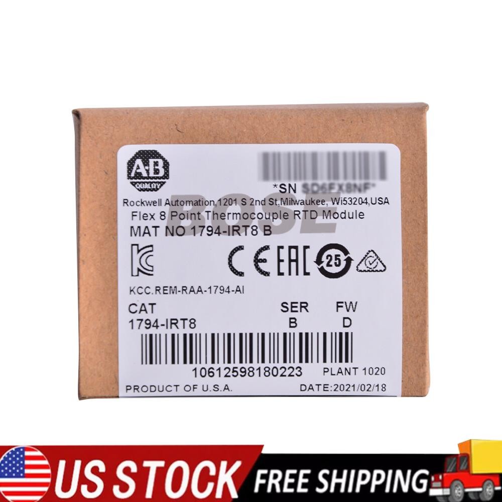 NEW Sealed Allen-Bradley Flex 8 Point Thermocouple RTD Module 1794-IRT8