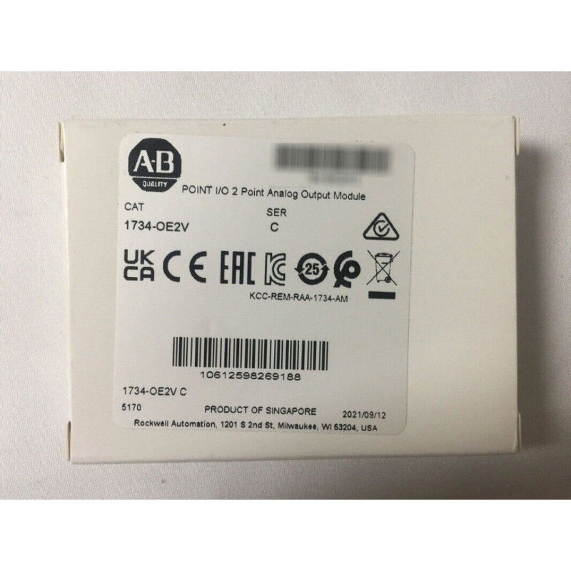 New Allen Bradley 1734-OE2V / C POINT I/O 2 Point Analog Output Module !AB