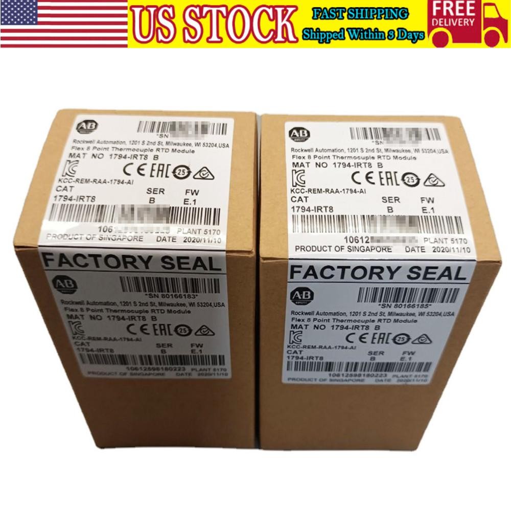 New Factory Sealed 1794-IRT8 Flex 8 Point Thermocouple RTD Module 1794-IRT8